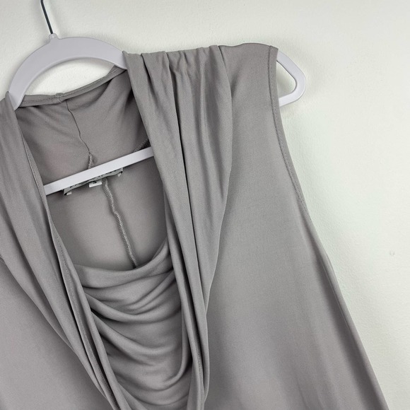 Bryan Walker USA Light Gray Cowl Neck Dress Size Small - Picture 2 of 4
